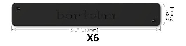 Original X6 Candybar (96X66J1-B/T) Set Black